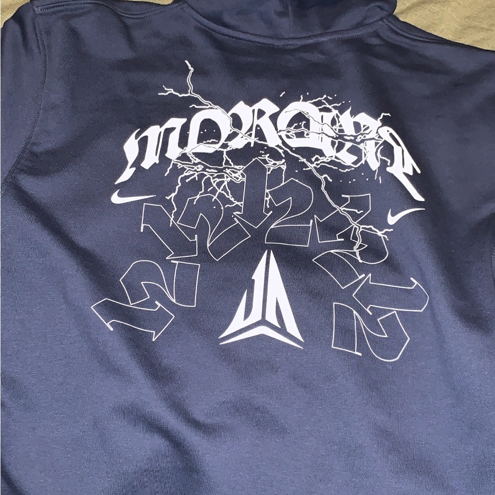 Nike Men’s Ja Morant Hoodie with White Graphic